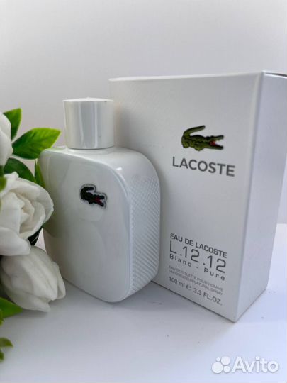 Парфюм мужской Lacoste L.12.12 Blanc – Pure (Euro)