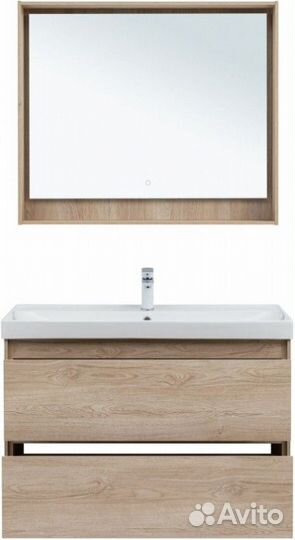 Мебель для ванной Aquanet Милан 100 дуб светлый