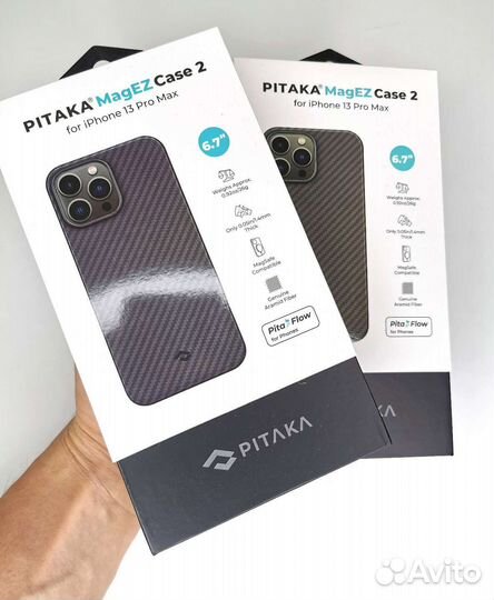 Pitaka iPhone 13 Pro, 13 Pro Max чёрный