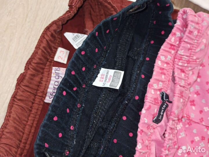 Брюки и кофточки на малышку 92-98