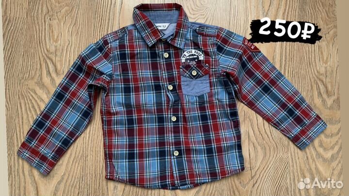 Рубашки на мальчика 98-104