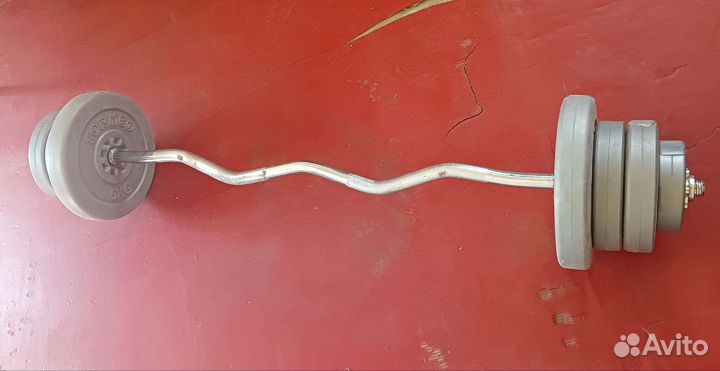 Штанга гриф блины бу