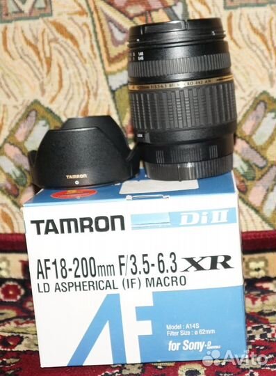 Обьектив tamron 18-200 для сони