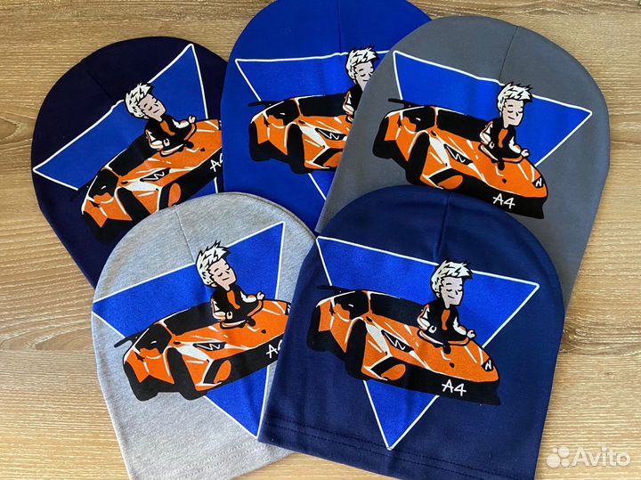 Новые детские шапки р.48-52