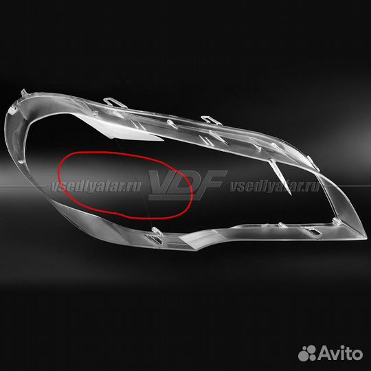 Уцененное стекло для фары Volkswagen Golf 6 (2008