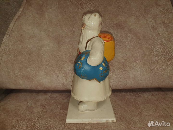 Редчайший дед мороз. Пресс опилки. 50 годы. СССР