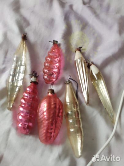 Новогодние елочные игрушки СССР