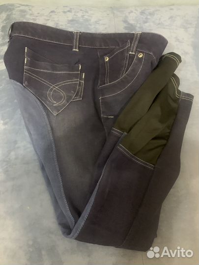 Бриджи для конного спорта Pfiff с полной леей