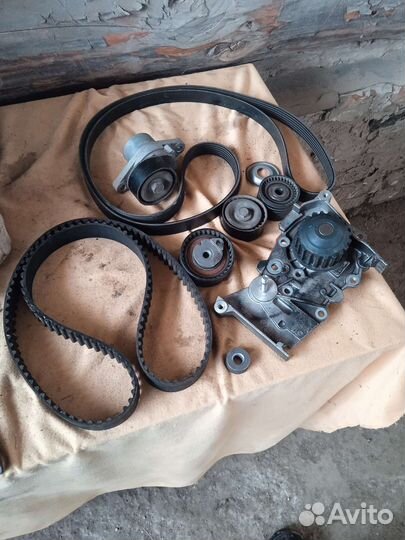 Ремни грм и генератора, помпа