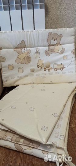 Бортики в кроватку набор(4шт)