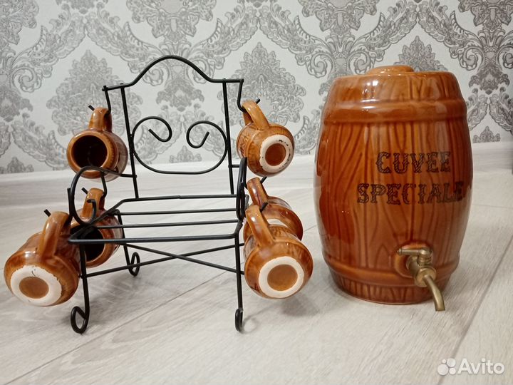 Подарочные наборы штофы под спиртное керамика