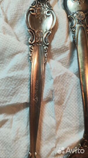 Столовые приборы Троянда мельхиор серебрение
