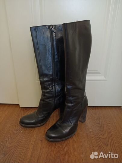 Сапоги кожа