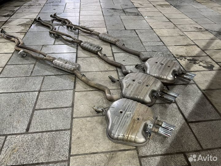 Выхлопная трасса bmw e61 е61 n52 m54