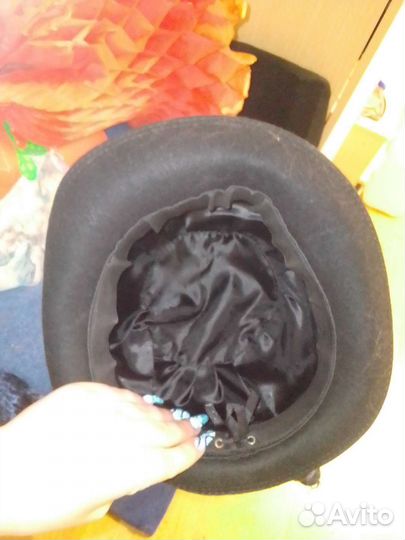 Шляпа женская черная