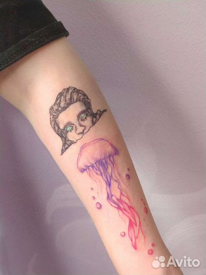 Цветная татуировка