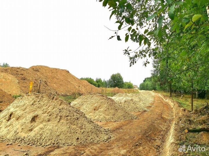 Песок карьерный, песок речной - доставка