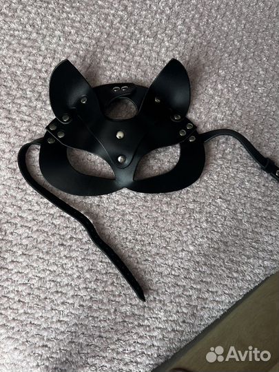 Маска кожаная кошка MissMay Premium