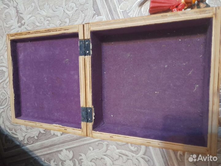 Шкатулка деревянная СССР