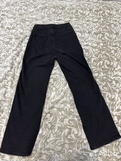Джинсы клеш черные