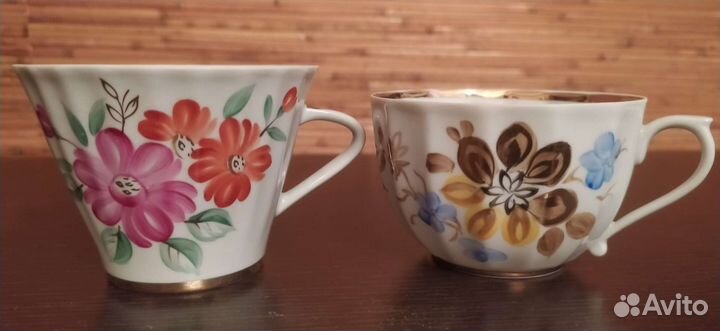 Чайные пары фарфор Вербилки