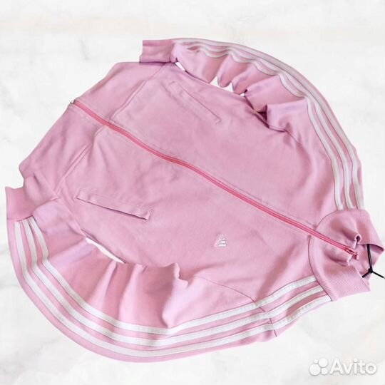 Зипка олимпийка adidas винтаж розовая y2k 00e