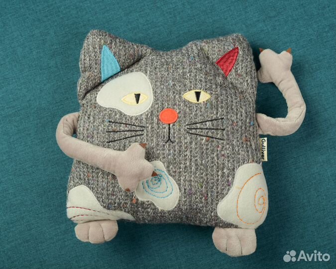 Игрушка вязаная кот