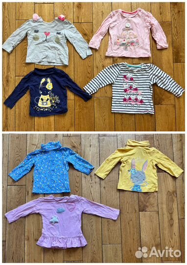 Одежда для девочки 80р 9-12м