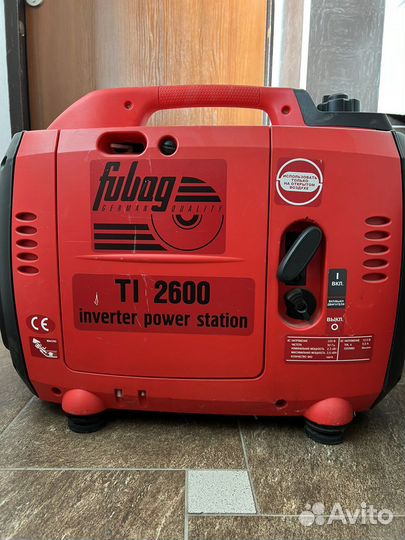 Бензиновый генератор инверторный fubag Ti 2600