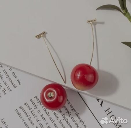 Серьги Вишенки