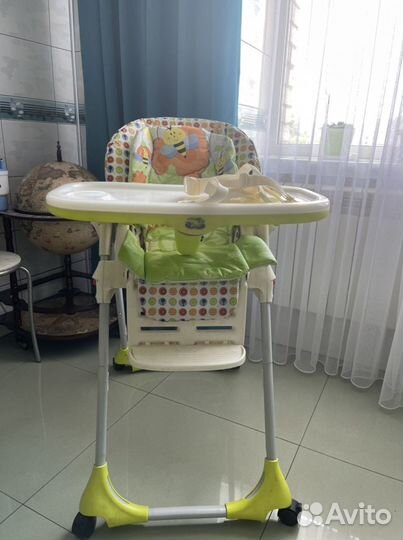 Стульчик для кормления chicco polly 2 start