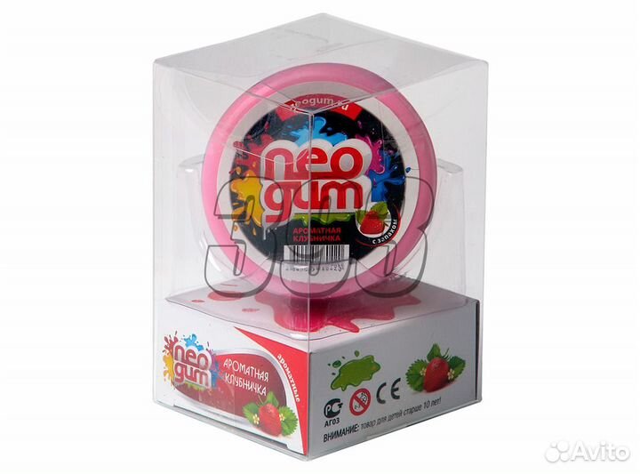 Жвачка для рук NeoGum Ароматная клубника (23410)