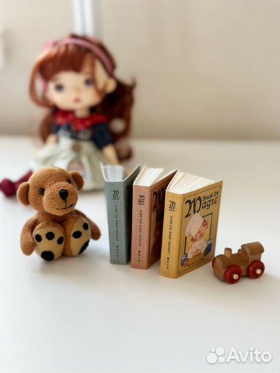 Кукольная миниатюра книги, для румбоксов