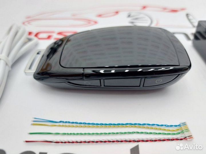 Смарт ключ Mercedes черный с экраном