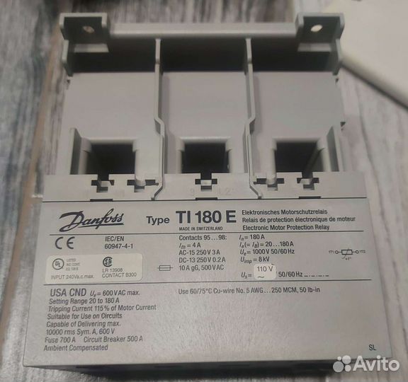 Электронное реле для защиты мощных двигателей TI 1
