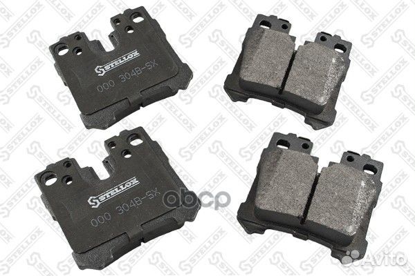000 304BSX колодки дисковые з. с антискр. пл. L