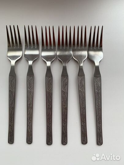 Набор вилки чайные ложки СССР нержавейка