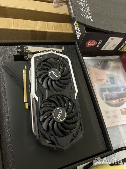 Видеокарта gtx 1660 ti 6gb MSI armor на гарантии