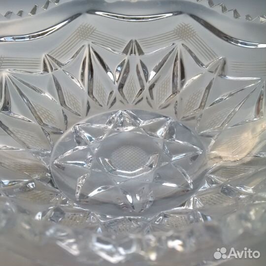 Салатник хрустальный СССР