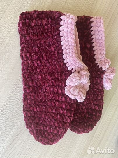 Башмаки вязаные