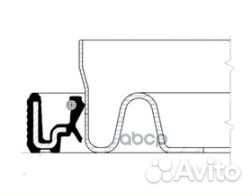 Сальник коленчатого вала 20034275B Corteco