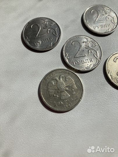 Монеты с браком / 2 рубля