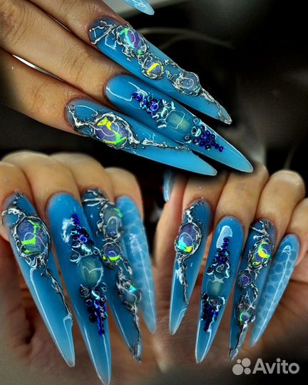 Крейзи Маникюр Наращивание Москва