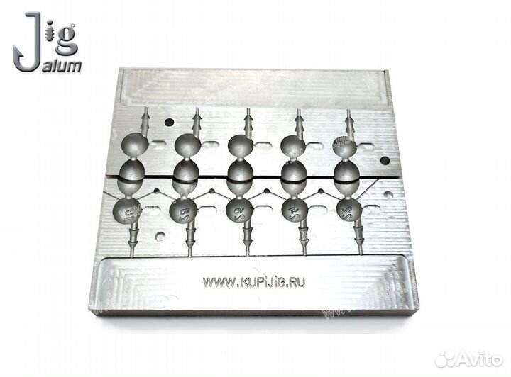 Форма для литья грузил 