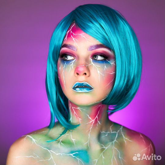 Аквагрим (+ неоновый), блеск-тату