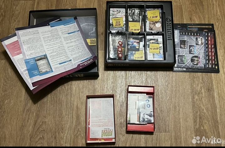 Настольная игра детектив, и дополнения