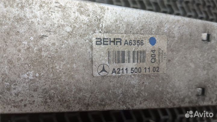 Радиатор интеркулера Mercedes E W211, 2004