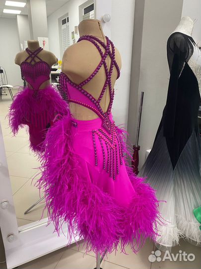 Платье для бальных танцев юниоры 1 латина