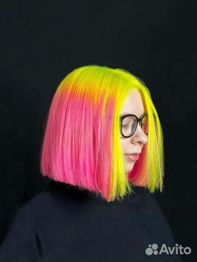 Яркое окрашивание и тотал блонд