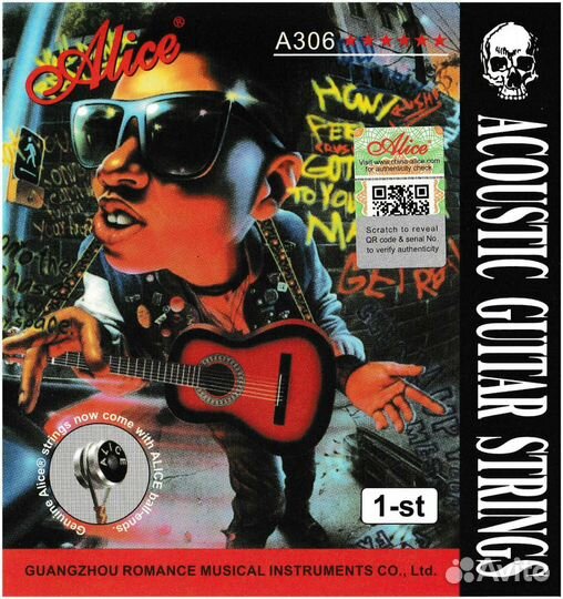 Струна первая для гитары